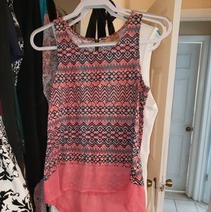 Princess Vera Wang sleeveless blouse size medium